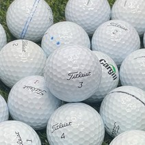 로스트볼 50알 브랜드 화이트로스트볼/컬러로스트볼/젝시오/볼빅/브리지스톤/세인트나인/스릭슨/켈러웨이/타이틀리스트/테일러메이드/파이즈/카카오프렌즈/다이아윙스/고커/혼마/빅야드, 29. 타이틀리스트 화이트 3.4피스 A급 50알