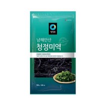 청정원 맛있는밑반찬 남해안산 청정 미역 60인분 맛있는 돌답례품 냉국 150g 간단한요리 간편식, 5개