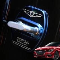 [JR SHOP] 제네시스 G80 스포츠 도어스트라이커 커버 자동차용품, [JR_S]_B타입_크롬_블랙 1P