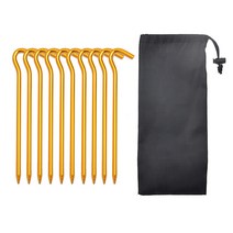 캠핑 텐트 고정팩 단조팩 탠트팩 고정핀 단조 고정 용품 18cm 10개 세트