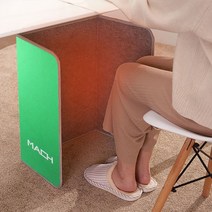 파티션 온열 히터 발난로 전기히터 [3면입체 보온특허 발열필름], 파티션폴더블히터-그린