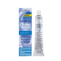 로레알 엑셀런스 크림 리지스턴트 그레이 퍼머넌트 헤어컬러 49.29g, 6.3X Light Golden Brown, 1개