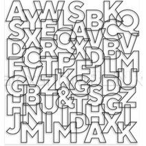 문자각인 금형편지 투명 클리어 실리콘 스탬프/인감 DIY 스크랩북/사진 앨범 장식 스탬프 시트 A2719, 한개옵션0