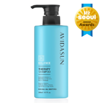 아비다선 밸런스 테라피 샴푸 지성용 탈모완화 특허성분 지루성두피, 500ml, 1개
