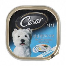 오메가3 흰살생선채소 건강식 시저 사료 4개 시저캔
