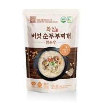 60년 전통 화심두부 순두부찌개 골라담기, 버섯 순두부찌개 680g