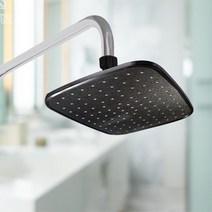 해바라기 사각 블랙 셀프교체 샤워헤드 샤워헤드교체 샤워수전 욕실액세서리 욕조수전, 해바라기 대헤드 100 블랙