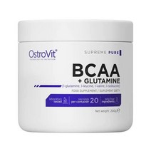 OstroVit 100% BCAA + 글루타민 퓨어 1팩 1 x 200g