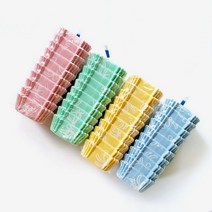 더팩 사각머핀컵 사각페트컵(45mm) 1봉100장, 청색, 1봉