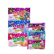 꼬미볼 40g 소다맛 포도맛 복숭아맛, 60개