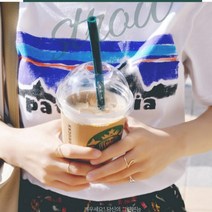 세척편리 지퍼락 재사용 실리콘 빨대 머그컵 스트로우 스타벅스 텀블러용 콜드컵 아기 어린이, 핑크