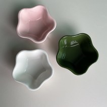 [철수네도예공방] 꽃종지 디저트 찬기 그릇 도자기, 초록