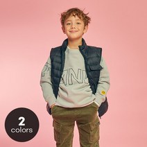 인디고키즈 광명점 반넥 덕다운 라이트 조끼(2COLORS) IKVW21W02