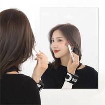 [(주)트리 인천가정지사]벽에 붙이는 안전 아크릴 거울(40x60cm), 색상:단일색상|사이즈:기본