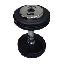 대한스포츠 헬스고무아령, 20kg, 검정색