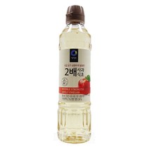 청정원 2배 사과식초, 1개, 500ml