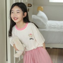 [마씨엘] 어클락 곰셋반팔티 유아 아동 키즈 동대문 남대문 아동복 유아옷
