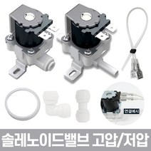 매직퓨리 솔레노이드밸브 ac220v 솔밸브 고압 닫힘 피팅1/4, 부속품, 호스 6.3mm(1/4) 1M 흰색