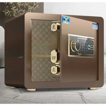 초미니 개인 금고 사무실 스마트 디지털 시크릿 상자, 높이 25CM 비밀번호 버전 커피색, 높이 25CM 비밀번호 버전 커피색