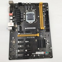 TB250-BTC 프로 BIOSTAR 마더 12 그래픽 슬롯 LGA1151 DDR4 지원 GTX1060 완전 테스트, 한개옵션0