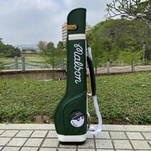골프 연습기 스윙 어 브랜드 골프 가방 휴대용 총 가방 2022 초경량 어깨 골프 총 가방 골프 스포츠 클럽 가방 공 가방, 녹색 반점 주식