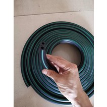 내구성 고무 밀킹 펄세이터 트윈 에어 호스 머신 블랙 튜브 50m 7*14mm, 한개옵션0
