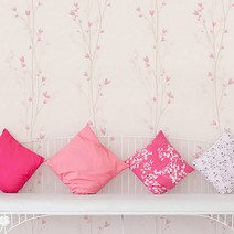 현대시트 소파 침대 뒤 리폼 벽지대용 은은한 꽃무늬 시트지 1롤 (1m폭 x 30m), 02. HWP-21471 마음나무핑크 1롤