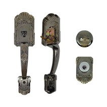 투키 현관문 손잡이 샷시 주택문 대문 패션문 열쇠 이중잠금 고급 엔틱 손잡이, 원키(A-210) 현관문손잡이