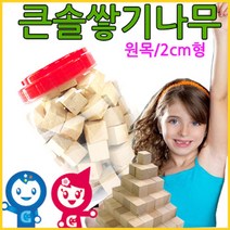 위withh_큰솔교육 2cm 쌓기나무 100pcs 비취 큰정육면체 가베 카프라 완구 원목교구세트 소마큐브 블록 놀이방 어린이집 쌓기 펜토미노 장난감♥withy, ♥withyou!