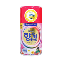 산도깨비 자동분사기 리필 향캔 방향제 탈취제, 290ml, 1개, 유자