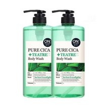 온더바디 퓨어시카 티트리 유칼립투스 바디워시 1000ml 2개, 퓨어시카 티트리 유칼립투스 바