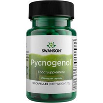 Swanson 스완슨 피크노제놀 소나무 껍질 추출물 Pycnogenol Pine Bark Extract 30정