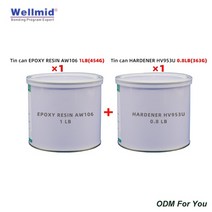 araldite aw106 수지 경화제 hv 953 u 금속 세라믹 목재를 포함한, 1.8lbaw106hv953u