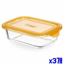 직사각형 유리밀폐용기 3700ml x3개, 상세페이지 참조