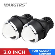 빔프로젝터 프로젝트 2x3.0 인치 LED 안개 조명 높은 낮은 빔 프로젝터 렌즈 램프 스바루 XV 아큐라 TL RDX, 01 3000 천개 황금