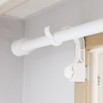 안뚫어고리 커튼봉형 1세트 2개입, 단품