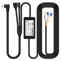 3 in 1 타입-C 벅 라인 AUX USB 24 시간 주차 모니터링 자동차 카메라 DVR 카메라 케이블 길이 액세서리 OBDPEAK K2 호환