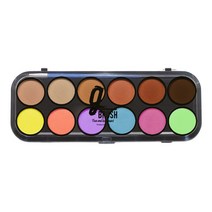 에어공방 아트 지브러쉬 페이스 바디 페인팅 특수 분장 수성 물감 색상 아트마스크 메이크업 컬러 세트 B 12색(3type 중 2type 선택), TYPE02+TYPE03