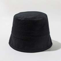 서핑모자 봄 여름 스웨이드 버킷 여성 패션 불규칙한 평면 탑 파나마 단색 챙 어부 야외 여행 해변, 2면 블랙