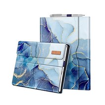 Fintie 컴포지션북 12.3인치 Microsoft 서피스 프로 7 6 5 4 3 호환 Type 커버 키보드 Composition B 227934, Z-Ocean Marble
