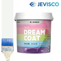 제비스코 드림코트 0.9L 벽지페인트 친환경 수성페인트, 에그쉘광큐피트핑크, 900ml, 1개