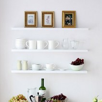선반 대 3개세트 벽선반, 대 3개/화이트워시