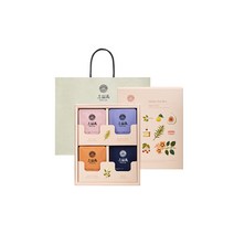 오설록 러블리 티 박스 선물세트, 웨딩그린티 3p + 달빛걷기 3p + 삼다연 제주영귤 3p + 레드파파야 블랙티 3p, 1세트