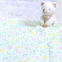 핸드메이드 순면 아기 신생아 이불 유아 낮잠 여름 블랭킷, 15.북유럽래빗