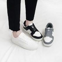 디아슈즈 에보 국산 남녀공용 커플 라인 포인트 스니커즈 3cm