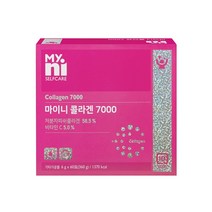 마이니 콜라겐 저분자 분말 먹는 히알루론산 500달톤 세븐베리맛 가수분해 이너뷰티 비타민C 블루베리농축액 아사이베리과즙 프락토올리고당 스테비아 맛있는콜라겐 스틱형 60포 일동제약, 1개