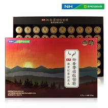 [선물세트] 충북인삼 농협 발효 홍삼 침향환 60환(생산물 배상책임보험가입), 10세트, 60환