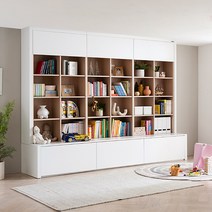 시그니처 서재형 붙박이장(벤치형) 15cm