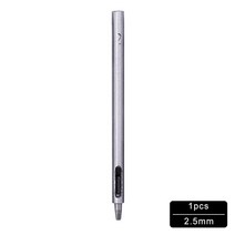 MIUSIE-1Pcs 벨트 펀칭 가죽 구멍 펀치 중공 드릴링 도구 탄소강 가죽 펀칭 도구 0.5mm -4mm, 1PCS  2.5mm