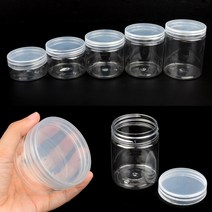 플라스틱원통 슬라임통 젓갈통 소분통 요거트통, 7cm - 300ml